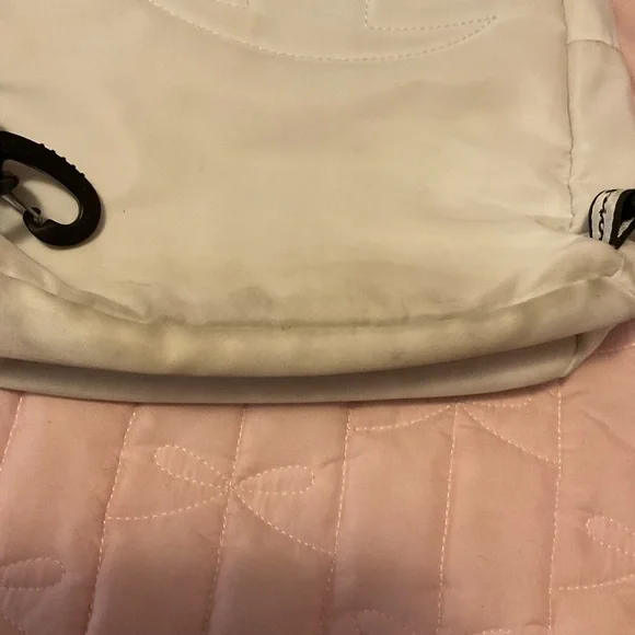 Champion White and Black Backpack with Red Logo - Picture 3 of 13